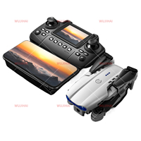 Mini drones FPV portables avec télécommande à écran, caméra double 4K HD, quadricoptère pliable, hélicoptère