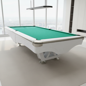 โต๊ะพูล 9 ฟุต รุ่นยอดนิยม สำหรับคลับเชิงพาณิชย์  แบบมืออาชีพ  พร้อมระบบส่งลูกอัตโนมัติ  ขาไม้เนื้อแข็งแบบอเมริกัน - Product Image 5