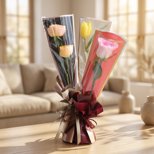 <span class=keywords><strong>Go</strong></span> Green <span class=keywords><strong>Go</strong></span> Gorgeous: Embalagens Ecológicas Biodegradáveis Personalizadas em Papel Kraft Flexográfico Liso com Alça Flexiloop para Ervas e Flores - Product Image 1
