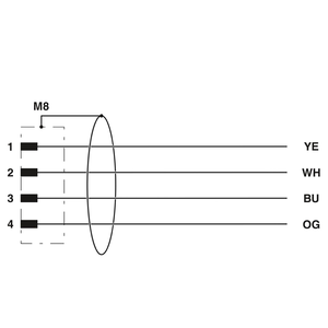 M8 M9 M12 M16 M23 7/8 Series Câble <span class=keywords><strong>Ethernet</strong></span> 3p 4p 5p 6p industriel moulé pour montage sur panneau circulaire IP67 IP68 Connecteur de <span class=keywords><strong>10</strong></span> mètres - Product Image 3