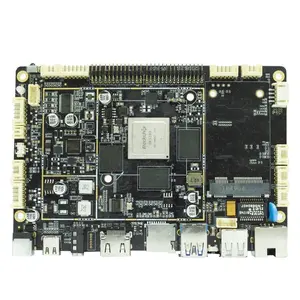 Sunchip-placa base Android 10 RK3399, Hexa Core, PCBA para reproductor multimedia de señalización Digital