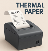 Rouleau de papier thermique XH 80*80mm, vente chaude, personnalisé, sans BPA, 100% pâte de bois, compatible imprimante TPV et caisse enregistreuse