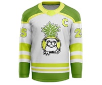 Jumlah pesanan Minimum khusus Jersey hoki sublimasi pakaian lucu untuk pria wanita