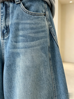 Nouveau design – Short en jean vintage délavé pour femme, coupe ample, séchage rapide, avec logo personnalisé, grandes tailles