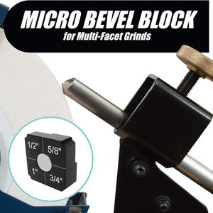 Système d'affûtage d'outil de tournage de tour personnalisable de 6 pouces comprenant un gabarit quadruple et des blocs de configuration <span class=keywords><strong>pour</strong></span> les meuleuses Support OEM - Product Image 6