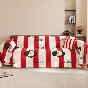 Funda de Sofá con Diseño de Cachorro, Modular, Cobertura Total, Antideslizante, Patrón de Dibujos Animados, Fibra de Poliéster, Protector de Muebles para Sala de Estar - Product Image 3