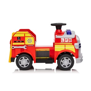 Camion de pompiers électrique pour enfants, une place, <span class=keywords><strong>batterie</strong></span> 12V, jouet pour enfants de 2 à 5 ans - Product Image 4