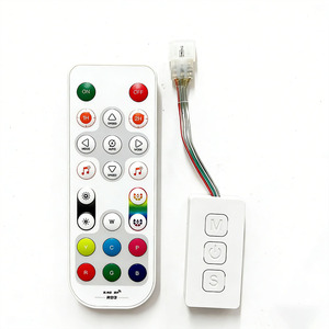 Contrôleur Bluetooth futuriste - Télécommande Bluetooth spéciale pleine couleur <span class=keywords><strong>pour</strong></span> la <span class=keywords><strong>musique</strong></span> et la danse, <span class=keywords><strong>pour</strong></span> les vêtements lumineux - Product Image 1