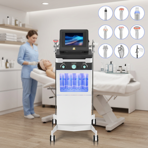 2026 Upgraded 10 In 1 Skin Care <b>Machine</b> Ultrasonic Vibration Handle Dermabrasion Oxygen Injection Cold&Warm Hammer Anti‑Aging - Product Image 1