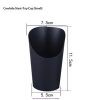 Gobelets à glace et gaufres aux œufs en papier kraft laminé jetable épaissi de style français, personnalisables pour la restauration rapide à emporter