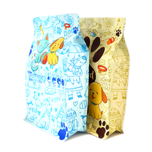 Emballage à impression personnalisée, gousset latéral, pochette de sac de nourriture <span class=keywords><strong>pour</strong></span> <span class=keywords><strong>chat</strong></span>, fermeture à glissière flexible, 10kg 20kg 50kg, sacs de nourriture <span class=keywords><strong>pour</strong></span> chien en plastique à fond plat - Product Image 6