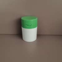 Flacon pompe cylindrique populaire de 30 ml, 50 ml, 100 ml pour lotion et crème visage, avec bouchon à clapet et remplissage par pression