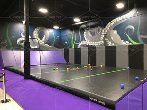 Material de costura de gota duradero de alta calidad, pista de aire inflable hermética para campo de baloncesto para Parque de trampolín - Product Image 3