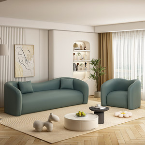 Sofá de Recepción INS para <span class=keywords><strong>Tiendas</strong></span> de Ropa y Belleza, Moderno, Minimalista, para Sala de Estar, Apartamento Pequeño, de Una Plaza, Línea Recta, Moderno y Móvil - Product Image 4