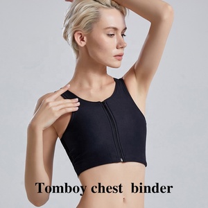 Offre Spéciale femmes doux Compression débardeur femmes lesbienne garçon manqué t-shirts hauts poitrine liant - Product Image 5