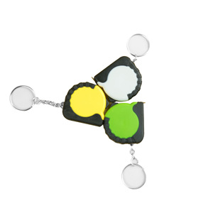 Túi kích thước <span class=keywords><strong>3</strong></span> chân Băng biện pháp với KEYCHAIN-inch & cm-1 m trẻ em đo băng có thể thu vào - Product Image 6