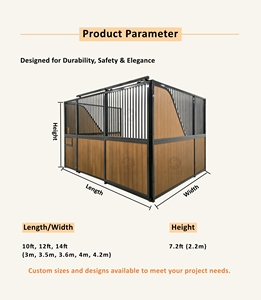 Box pour chevaux, enclos personnalisé pour chevaux, prix <span class=keywords><strong>moins</strong></span> <span class=keywords><strong>cher</strong></span>, facile à démonter, écuries portables, utilisation équestre temporaire, écurie - Product Image 4