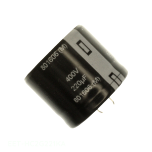 Condensateur à montage en surface (SMD) EET-HC2G221KA 220 µF 20 % 400 V, en aluminium, à connexion rapide, Distributeur agréé - Product Image 1