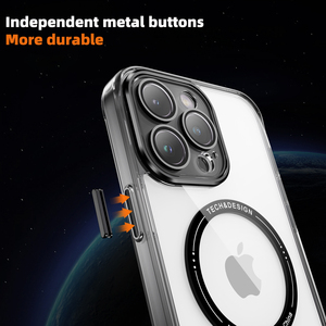 HMJ Chine étui de téléphone fabricant TPU Transparent magnétique housse de téléphone Funda Para De <span class=keywords><strong>Tel</strong></span>éfono pour iphone 17 16 Pro Max - Product Image 3