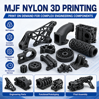 Services professionnels d'impression 3D à la demande avec du nylon MJF pour composants d'ingénierie complexes