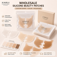 XINRUI Patchs réutilisables en silicone pour lifting des joues, ajustement invisible, résistants à la transpiration, pour salons de beauté et acheteurs en gros, avec couleur personnalisée OEM