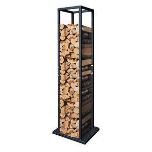 Estante de leña para uso en exteriores, soporte de alta resistencia para chimenea de interior - Product Image 4