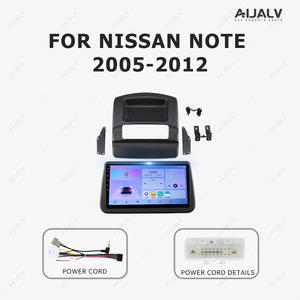 9 pouces pour <span class=keywords><strong>Nissan</strong></span> <span class=keywords><strong>Note</strong></span> 2005-2012 autoradio GPS <span class=keywords><strong>Carplay</strong></span> système Android cadre d'installation Matten noir voiture Fascia adaptateur DSP - Product Image 4