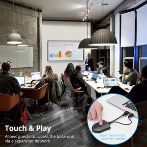 Pantalla de presentación BYOD inalámbrica, dispositivo múltiple de fundición de espejo para proyector inteligente Android, sala de reuniones de cine en casa - Product Image 4