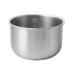 Cuisinière à riz manuelle en acier inoxydable 316L 3L, pot intérieur pour usage domestique, haute productivité, compatible Zojirush ZCH/ZAH/<span class=keywords><strong>ZAQ</strong></span>/ZF/ZCC - Product Image 1