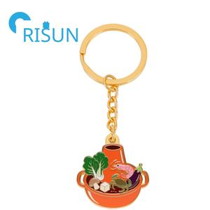 พวงกุญแจหม้อซุปโลหะเคลือบแม่เหล็กสุด<span class=keywords><strong>อร่อย</strong></span>สั่งทำได้ - Product Image 2