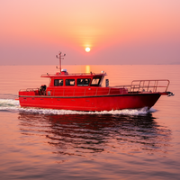Bateau à réaction électrique en aluminium certifié CE de 13 m avec aménagement personnalisable pour le tourisme, la pêche et le transport de passagers