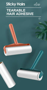 Rodillo quitapelusas manual multiusos de PP para eliminar pelo de mascotas en el hogar y el coche - Limpiador de telas reutilizable y ecológico - Product Image 4