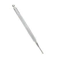 Sonde de réflexologie faciale à double tête en acier inoxydable pour thérapie d'acupuncture des tissus profonds et masseur facial
