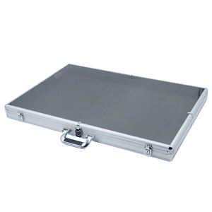 Vetrine Espositive Portatili da Banco da 33 Pollici OEM in Vetro Temperato Trasparente per Fiere ed Esposizioni di Carte Sportive Collezionabili Gradate - Product Image 2