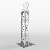 Structure d'éclairage portable en aluminium à assemblage rapide avec connexion par raccordement pour DJ mobile, concerts et scènes de mariage