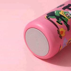 316 Stainless Steel Insulated Water Bottle Pop-Up Lid Portable Thermal Bottle <b>Large</b> Capacity Food Grade Travel <b>Mug</b> - Product Image 3