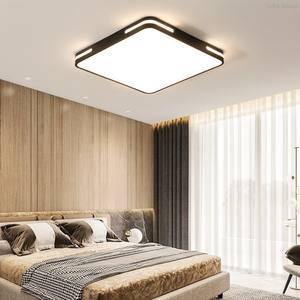 Plafonnier LED ultra-fin moderne en fer avec télécommande, couvercle en acrylique, adapté à la cuisine, au salon, à la chambre à coucher, à l'hôtel - Product Image 4