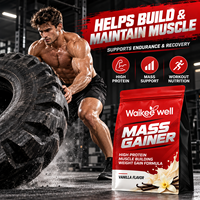Poudre de protéines de lactosérum OEM Sports Nutrition, haute teneur en calories, faible en glucides, 50 g de protéines, pour la prise de masse musculaire, la musculation, la croissance musculaire, pour adultes.