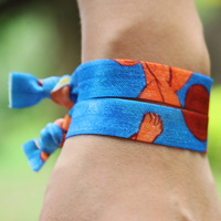Bracelet en satin personnalisé JINRUI avec fermoir pour concert - Matériau polyester, jetable, avec logo personnalisé, pour billet d'entrée de festival et d'événement
