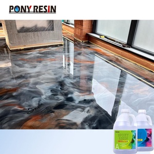 High Quality Resin Wholesale Clear Liquid Metallic <strong>Coating</strong> Resin <strong>Epoxy</strong> <strong>Flooring</strong> - Product Image 4