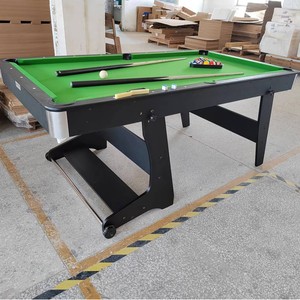 Table de <span class=keywords><strong>billard</strong></span> <span class=keywords><strong>pliable</strong></span> portable de 6 pieds pour enfants à prix avantageux pour les jeux d'intérieur - Product Image 6
