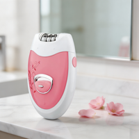 Rasoir électrique professionnel portable 2-en-1 pour femme, épilation complète du corps et lime à pieds, pour la maison et la voiture