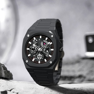 Montres de luxe pour hommes, montres analogiques mécaniques à quartz, montres décontractées pour hommes, montres de mode pour hommes, étanches - Product Image 5