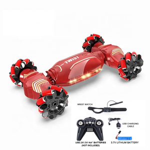 KK nouveau 1:16 enfants jouets radiocommandés nouvelle <span class=keywords><strong>voiture</strong></span> cascadeuse RC améliorée avec musique et lumière contrôlée à la main geste voitures RC - Product Image 6