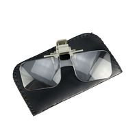 Lunettes grossissantes pliantes SRATE en gros d'usine, lunettes de lecture transparentes MG19156, clip de lunettes grossissantes