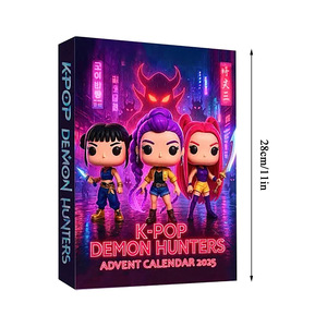 Kpop Demon Hunters Advent Calendar 2025 Acrylic <b>Keychain</b> Set Christmas Ornament Gift For Kids And Fans - Product Image 5
