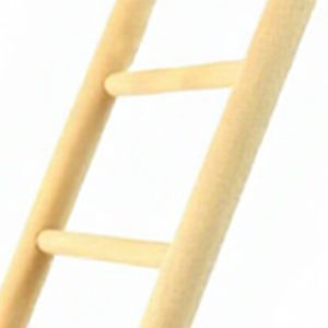 Escabeau court pour cages à oiseaux - 7x22cm, accessoire en bois - Product Image 4