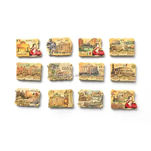 resin printing roma souvenir gift items promotional fridge magnets