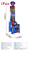Ifun Park le roi du marteau, machine de jeu d'arcade intérieure à pièces pour adultes, machine de jeu de récompense par ticket, équipement FEC