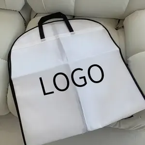 Custom Logo Printed Eco Friendly Ziplock Clear Garment Packaging Bag Recycled Garment Bags